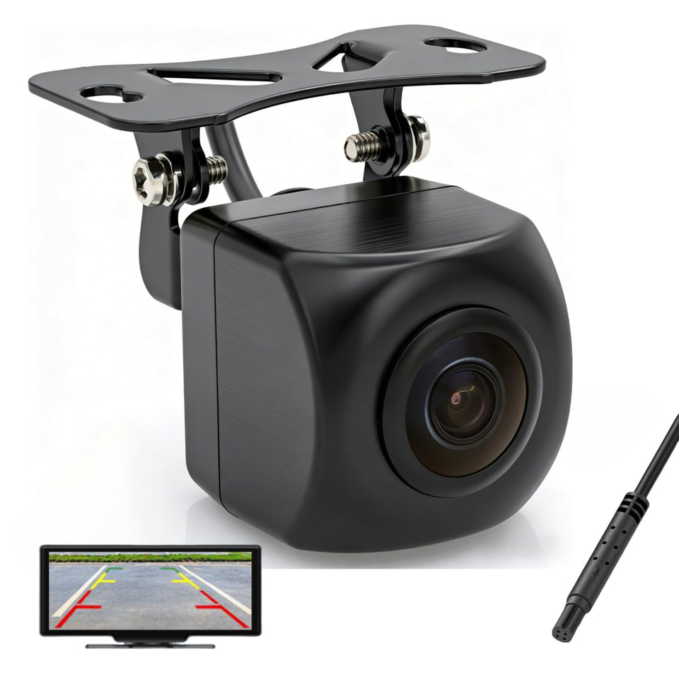 CARKOOL backup camera 1080p end-view for CarPlay visibility