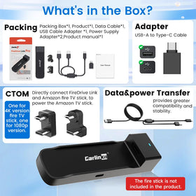 Original car screen compatibility with Carlinkit FireDrive Link Pro