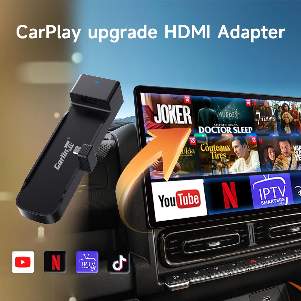 Carlinkit FireDrive Link Pro wires CarPlay to Fire TV for in-car entertainment