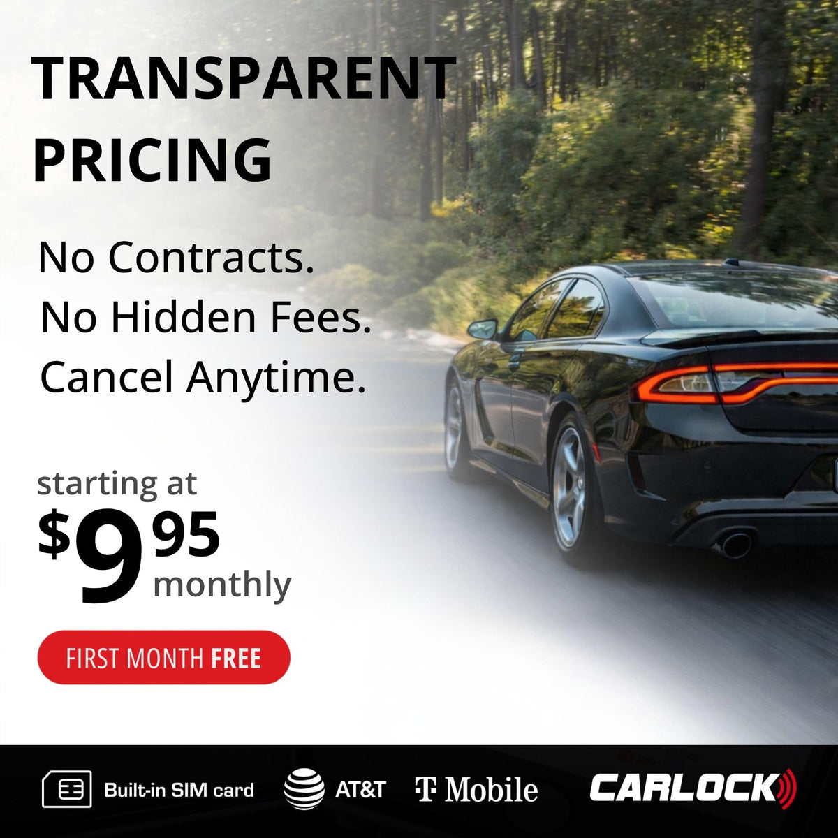 CARLOCK plugged into vehicle OBD port demonstrating quick installation benefit