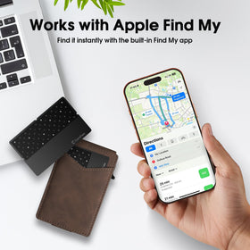 Caronex FindMy sound visual shows a loud alert to locate items