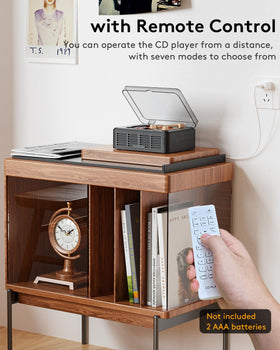 CARONSORT accessories with cables and remote showing included items for quick setup