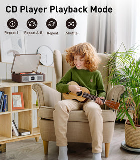 CARONSORT connected with 3.5mm aux and headphones for wired listening option