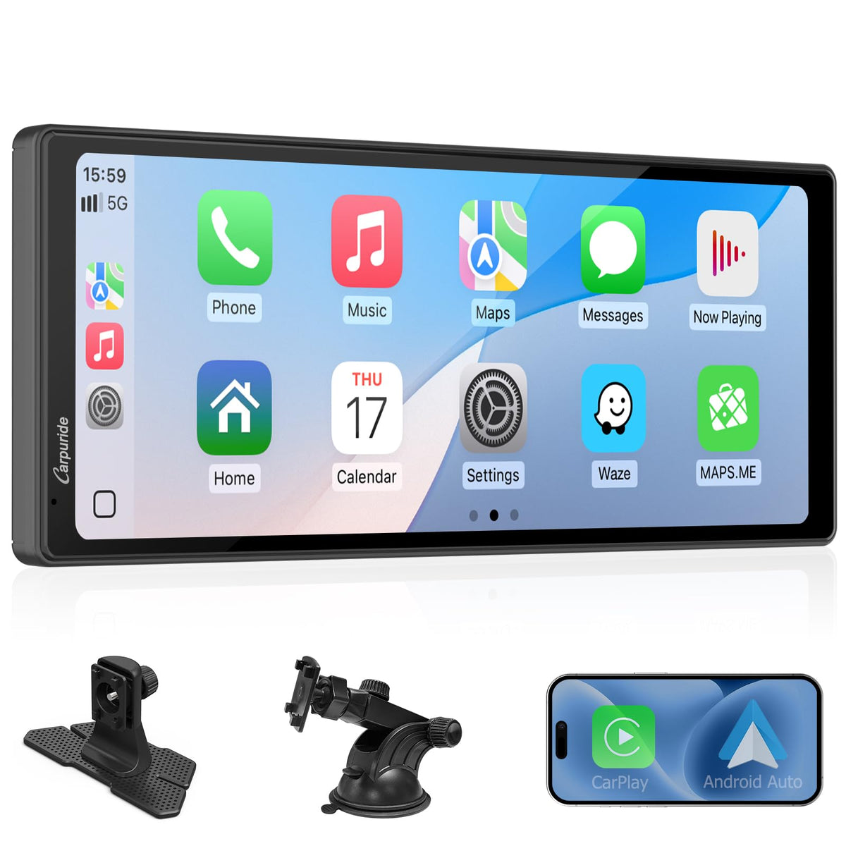 Carpuride 10.26-inch dashboard display with touch controls for easy driving access