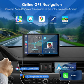 Carpuride 9-inch Android Auto wired screen enables reliable control