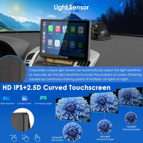 Carpuride 9-inch Real-time maps navigation with clear route guidance
