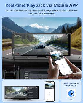 Carpuride easy installation with suction mount fits most vehicles.