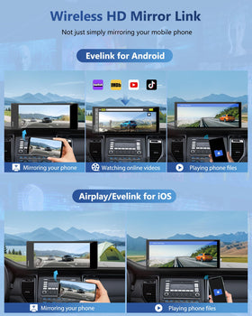 Carpuride GPS navigation with live traffic keeps trips efficient.