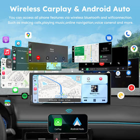 Carpuride W125S CarPlay and Android Auto integration on dashboard