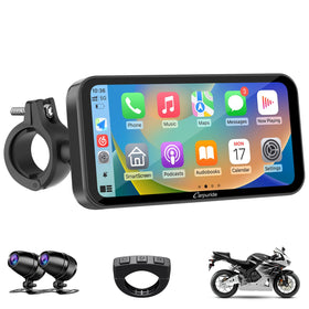 Carpuride W603D front camera captures 1080p road view for safer riding