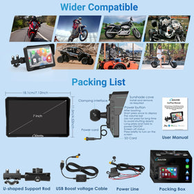 Carpuride W702 detachable anti-theft bracket adds security