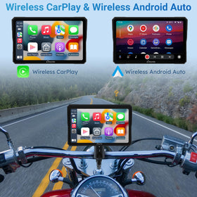 Carpuride W702 Bluetooth connection shows hands-free calls and music on ride