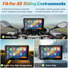 Carpuride W702B custom BMW motorbike mount for secure fit