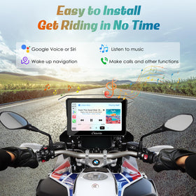 Carpuride W702B IP67 waterproof design for all weather use