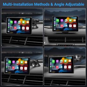 Carpuride W703 easy installation with adjustable bracket.