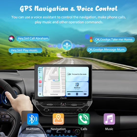 W901 Pro Bluetooth audio connects to car speakers for clear wireless listening.