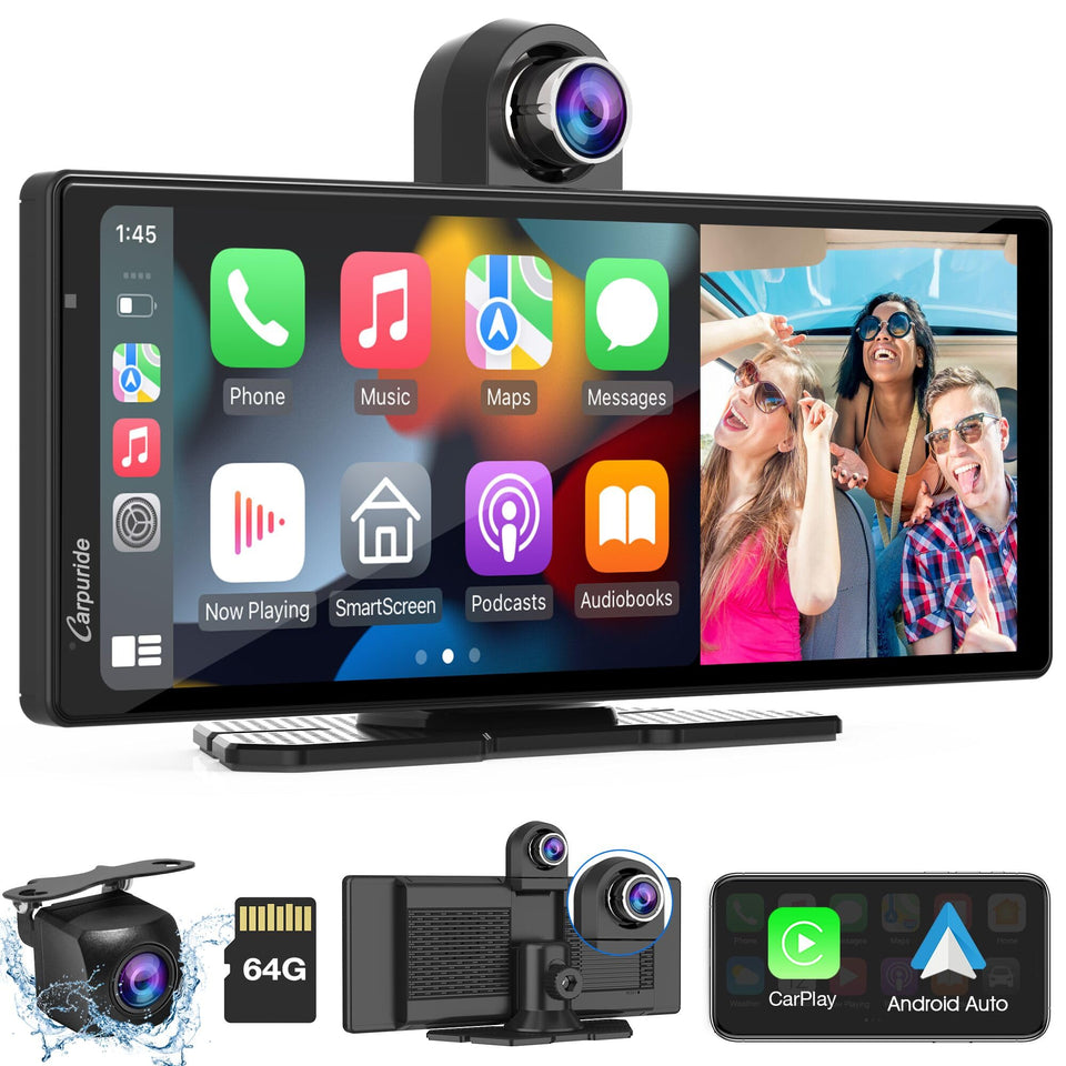 Carpuride W903 4K front camera for clear daytime footage and safer driving