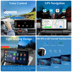 Carpuride W903 9.3-inch display supports safer in-car navigation and media.