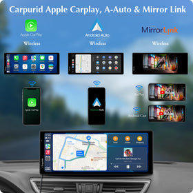 Carpuride W903 dash cam wide-angle view covers more road.