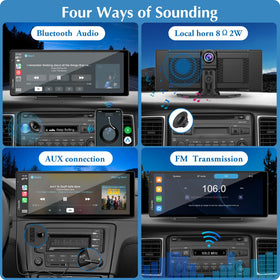 Carpuride W903 loop recording prevents gaps in footage.
