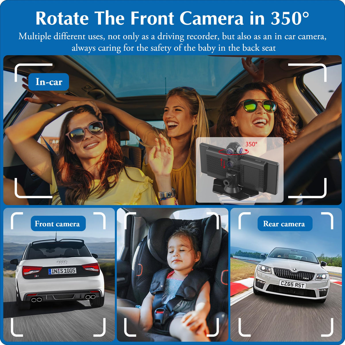Carpuride W903 sensor light eases viewing in tunnels and low light.
