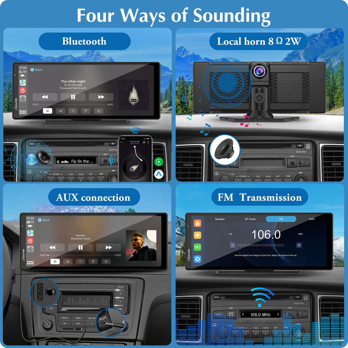 Carpuride W903 voice control with Siri and Google Assistant for hands-free use