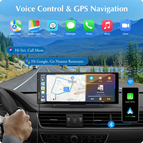 Carpuride W903 9.3 inch wireless display enabling CarPlay and Android Auto access