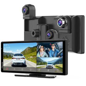 Carpuride W903S front 4K camera captures sharp daytime footage for safer lane changes