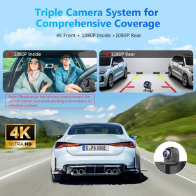 Carpuride W903S rear 1080p camera provides rear visibility for parking stability
