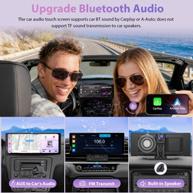 Carpuride W903S3 supports CarPlay and Android Auto for hands free use