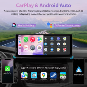 Carpuride W903S3 loop recording securely saves driving clips on 64GB TF