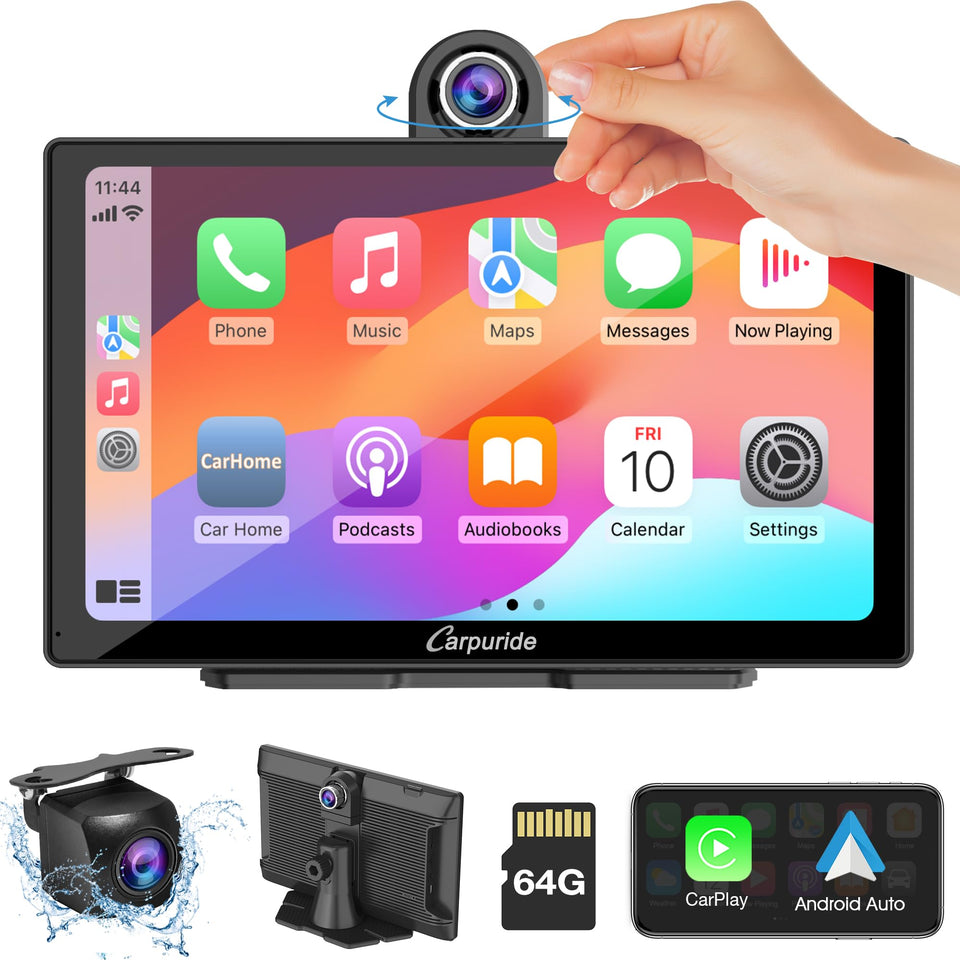 Carpuride W905 wireless CarPlay/Android Auto 9-inch screen for hands-free driving