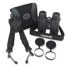 Carson 3D ED 10x42 binoculars waterproof and fog-proof for challenging outdoor conditions