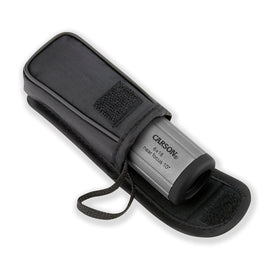 Carson CloseUp compact design held in hand for travel use