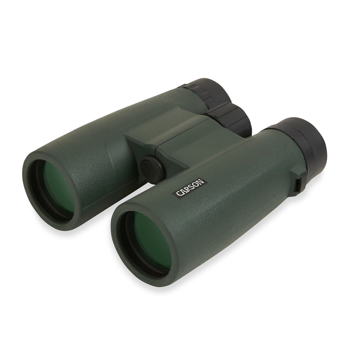 Carson JR Series 8x42 binoculars close-up prism detail shows glass clarity