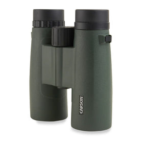 Carson JR Series 8x42 binoculars side view highlighting ergonomic grip