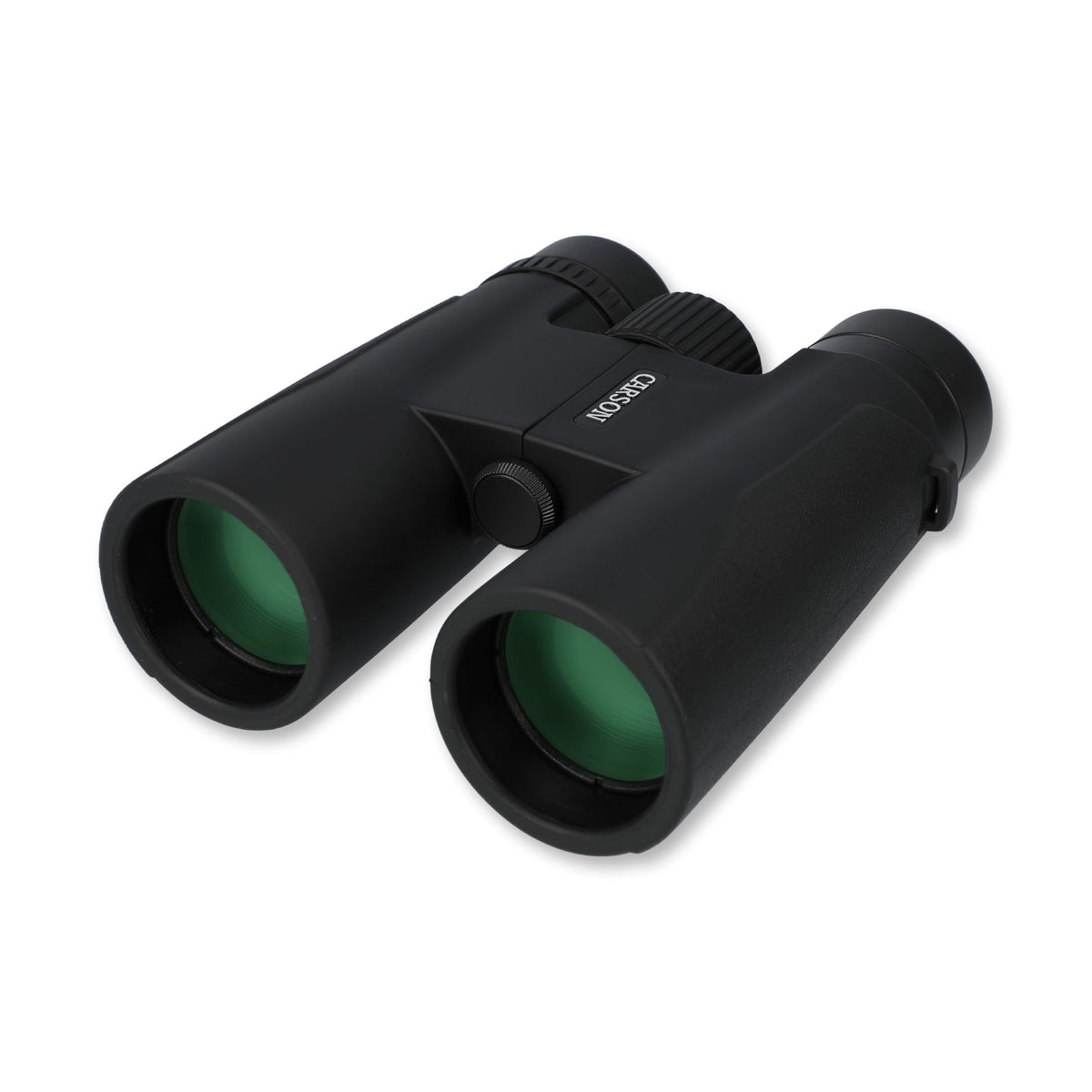 Carson Makalu binoculars front view showing sturdy build and clear optics for distant objects