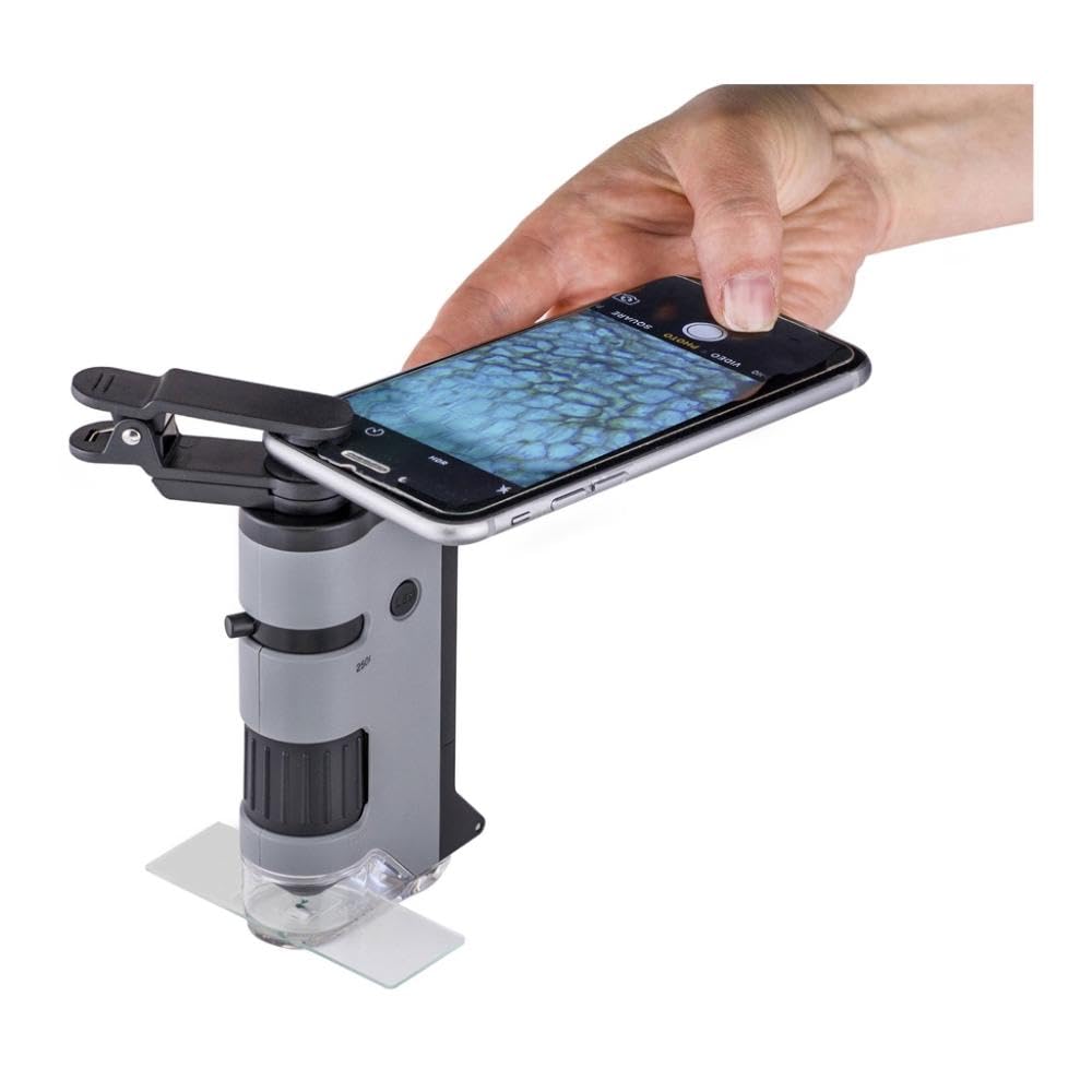 Carson MicroFlip high clarity imaging highlights sharp micro-details for biology study.