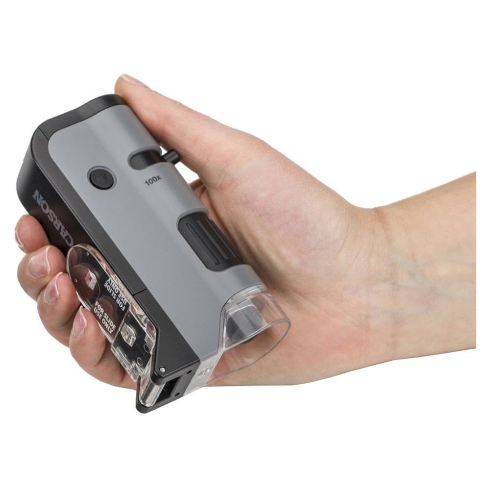 Carson MicroFlip STEM toy invites hands-on biology exploration of cells and microbes.