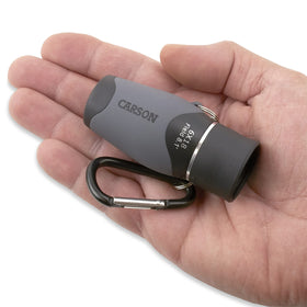 Carson MiniMight 426 ft FOV helps spot distant details.