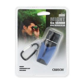 Carson MiniMight 6x18mm magnification ideal for distant viewings.