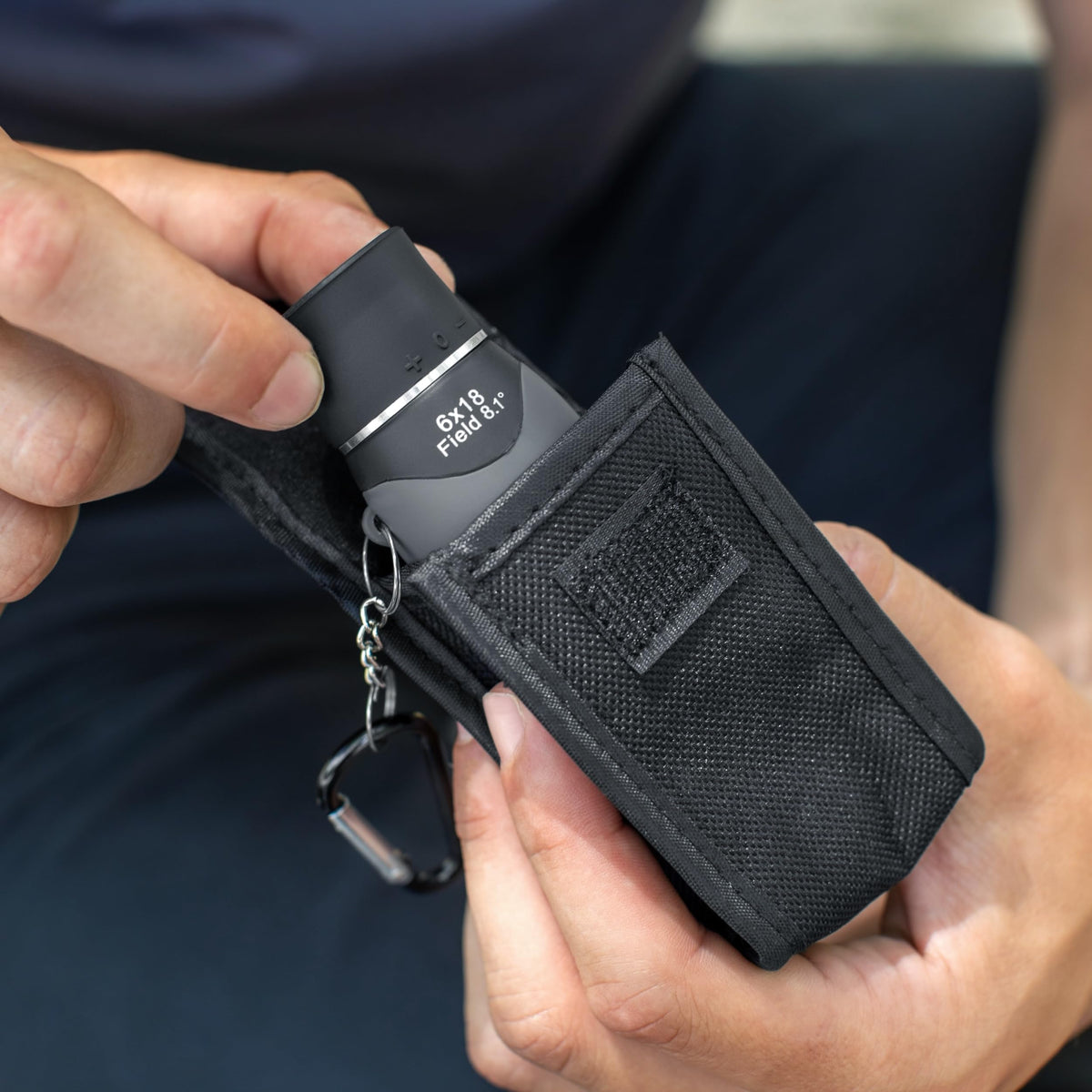 Carson MiniMight compact design fits pockets and purses.