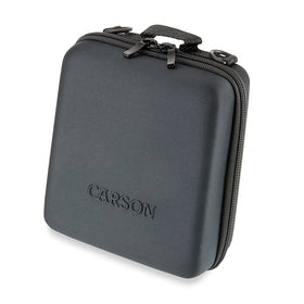 Carson RD Series accessories include lens covers and neck strap
