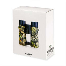 16 mm eye relief and comfortable viewing with Carson RD Series binoculars