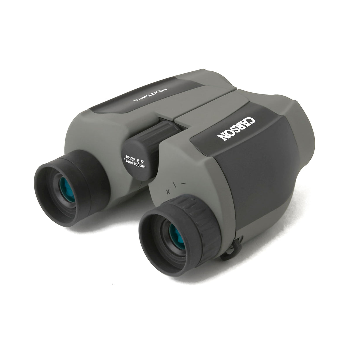 Carson ScoutPlus center focus knob close-up offering precise clarity control