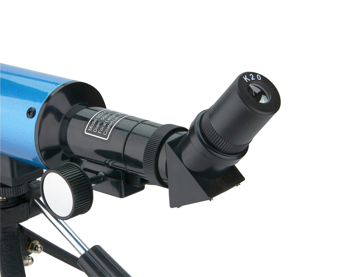 Carson scope side profile highlighting tube and focuser for precise adjustments