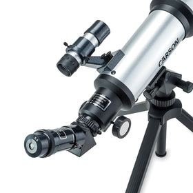 K9 eyepiece on Carson Sky Chaser providing higher 44.5x magnification