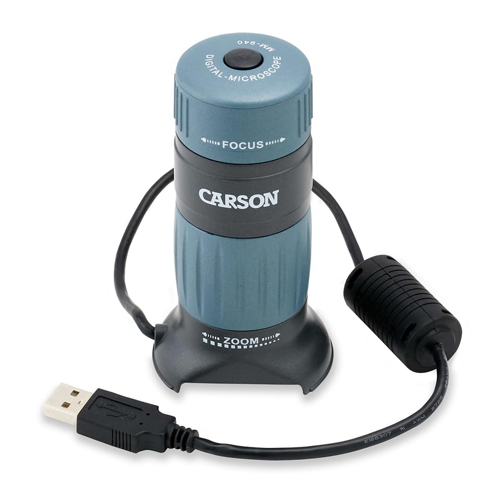 Carson zPix 300 zoom close-up magnification for tiny specimens capture.