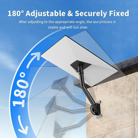 CasaNest bracket mounted on wood siding illustrating versatile installation options