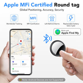 CASCHO protective silicone round case for the tag adds durability